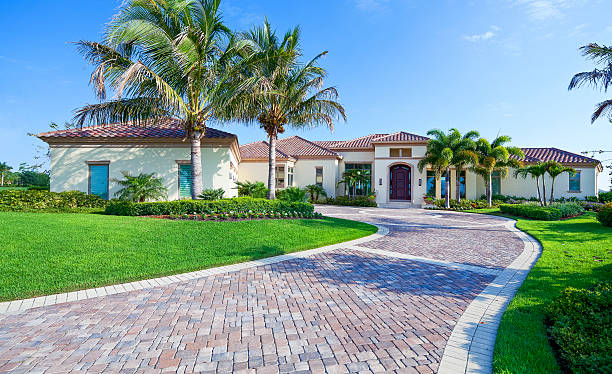 Permeable Paver Driveway in South Brooksville, FL